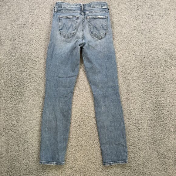 Mother Jeans Womens Size 24 Blue The Insider Crop Denim Stretch - Picture 10 of 14